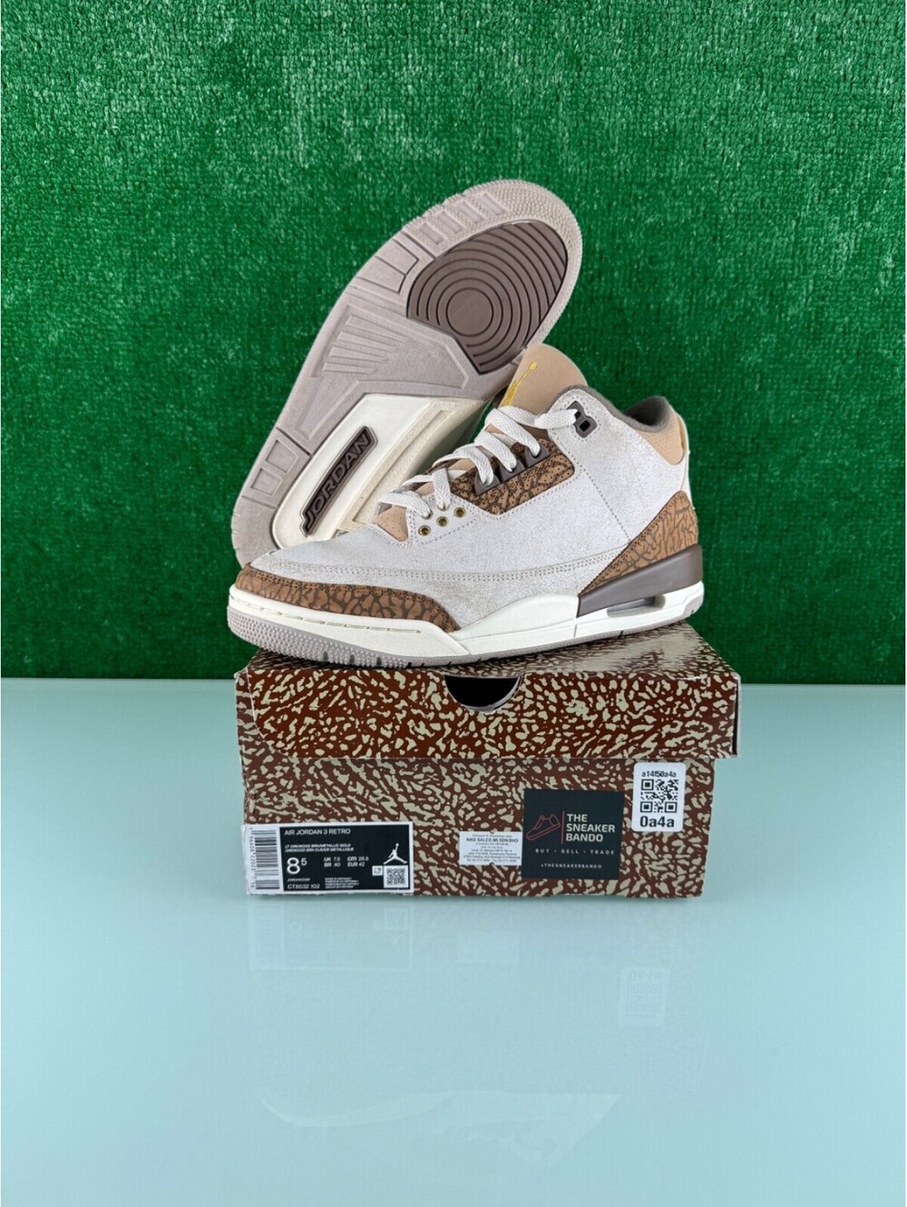 Size 8.5 - Jordan 3 Retro Low Palomino CLEAN!